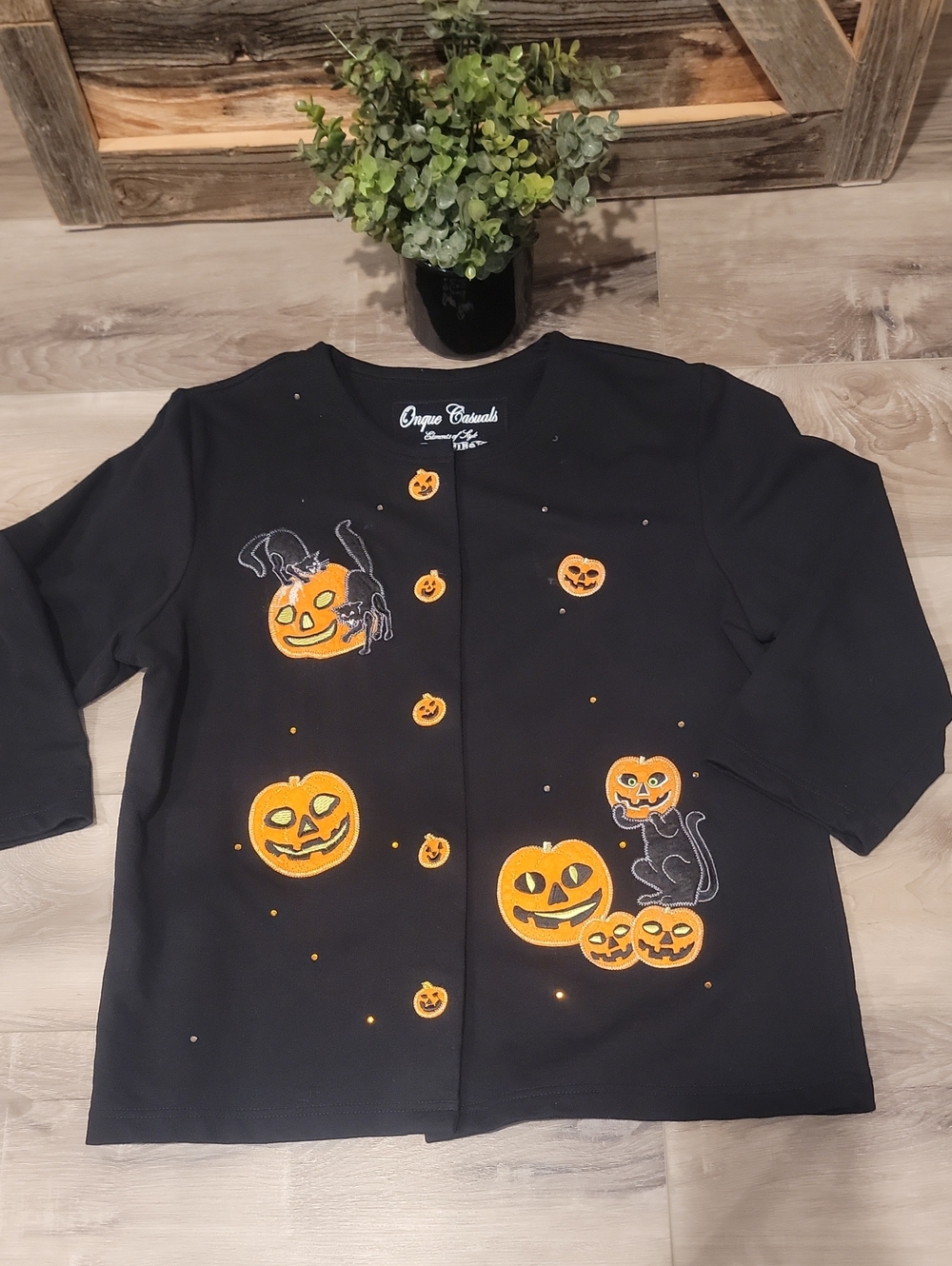 Halloween Cardigan Sweatshirt